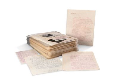 GANCE ABEL (1889-1981) 
Ensemble de 300 lettre autographes signées à Nelly
Kaplan,...